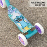 Monopattino Stitch Gomma Metallo Plastica Azzurro