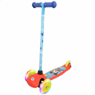 Monopattino Scooter Mickey Mouse Gomma Metallo Plastica