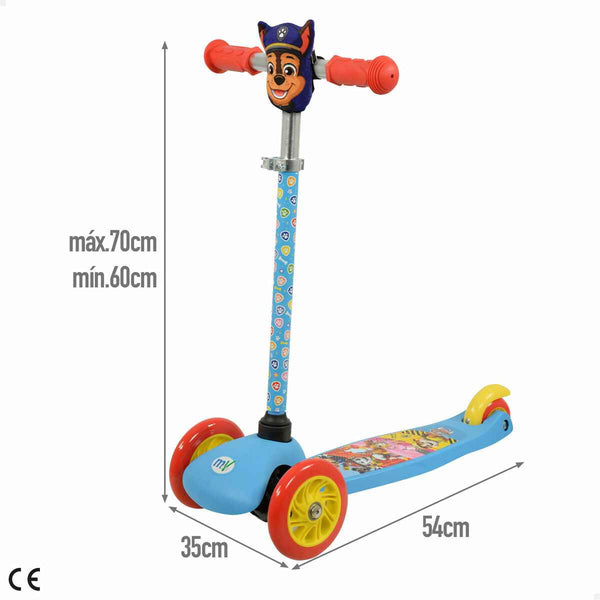 Monopattino The Paw Patrol Metallo Plastica Azzurro Multicolore
