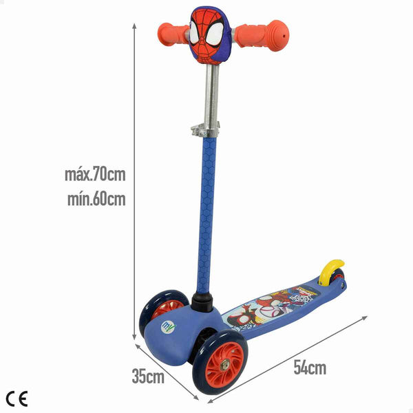 Monopattino Spidey Metallo Plastica Multicolore