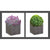 Vaso Strata Lavagna 39 x 38 x 40 cm Grigio Plastica Quadrato
