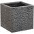 Vaso Strata Lavagna 39 x 38 x 40 cm Grigio Plastica Quadrato