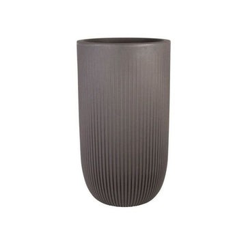 Vaso Strata Marrone Plastica 35 x 35 x 62 cm