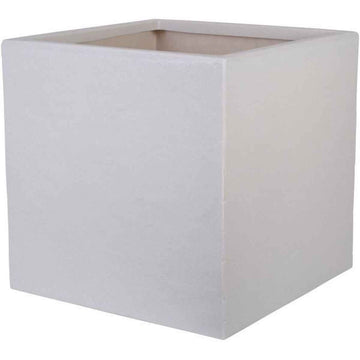 Plant pot Strata Light grey 39 x 38 x 40 cm Plastic Squared