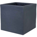 Plant pot Strata 40 x 38 x 40 cm Graphite Plastic Squared