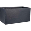 Plant pot Strata 31 x 60 x 31 cm Grey Plastic Rectangular