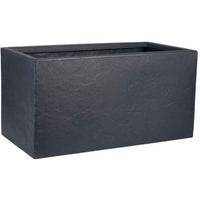 Vaso Strata 31 x 60 x 31 cm Grigio Plastica Rettangolare