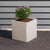 Vaso Strata Banbury Grigio chiaro 31 x 31 x 31 cm Plastica Quadrato