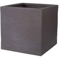 Plant pot Strata 40 x 38 x 40 cm Cement Plastic Squared