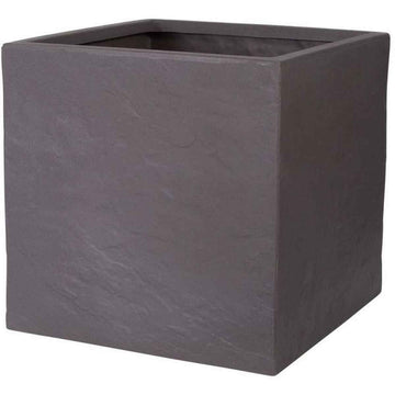 Plant pot Strata 40 x 38 x 40 cm Cement Plastic Squared
