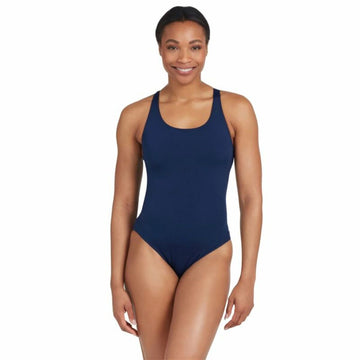 Costume da Bagno Donna Zoggs Cottesloe Powerback Blu Marino
