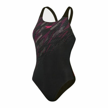 Costume da Bagno Donna Speedo Hyperboom Placement  Nero