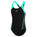 Costume da Bagno Donna Speedo Hyperboom Splice Racerback Nero Acqua