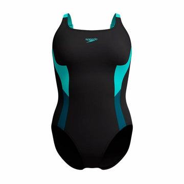 Costume da Bagno Donna Speedo Shaping Solid Splice Nero