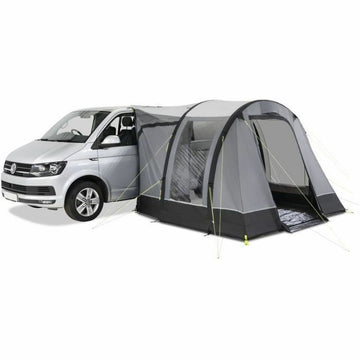 Tenda Kampa Grigio 2,9 m Poliestere Gonfiabile