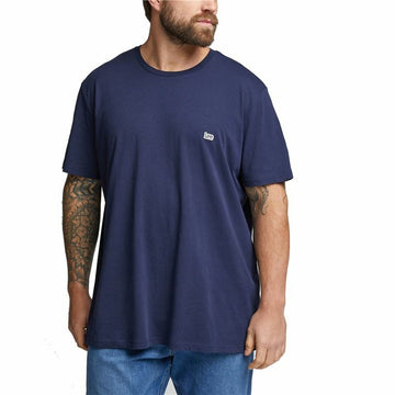 Maglia Sportiva a Maniche Corte Lee Ss Patch Logo  Azzurro