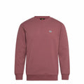 Felpa senza Cappuccio Uomo Lee Lee Patch Crew Sws Rosso Cremisi
