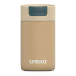 Tazza Thermos con Coperchio Kambukka Olympus Nero Beige Acciaio inossidabile 300 ml