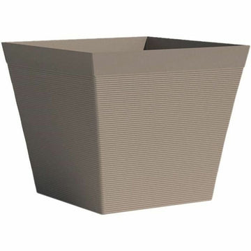 Vaso Garden ID Taupé Quadrato 29 x 26 cm