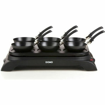 Wok Pan DOMO DO8710W 1000W Black