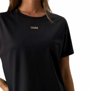 Maglia a Maniche Corte Donna Ditchil Aria Nero