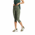 Leggings Sportivo da Donna Ditchil Capri Vibrant Oliva