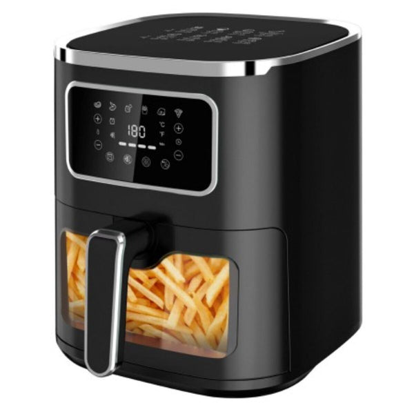 Friggitrice ad Aria Silver Electronics Dublin IP501AP Nero Acciaio 1450 W 5 L - Augustea Shop