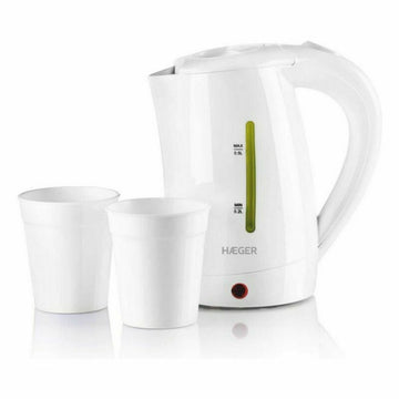 Bollitore Haeger EK-10W.015A Bianco 1100 W Plastica 500 ml