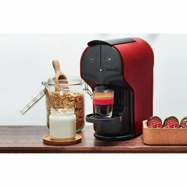 Caffettiera con Capsule Delta Q QUICK RED  V2 Rosso 1200 W 19 bar 800 ml - Augustea Shop