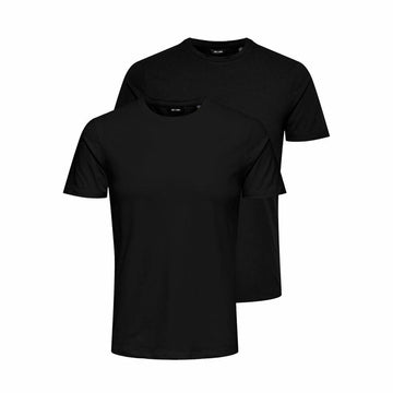 Maglia a Maniche Corte Uomo Only & Sons basic Slim 2-Pack Nero 2 Unità (2 Unità) (L)