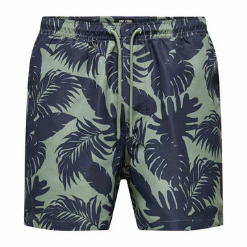 Costume da Bagno Uomo Only & Sons Onsted Life Flower 2 Verde