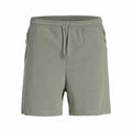 Pantaloncino Sportivo Jack & Jones Gordon Cloud Verde Grigio Uomo