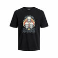 Maglia a Maniche Corte per Bambini Jack & Jones Jorheavens Nero