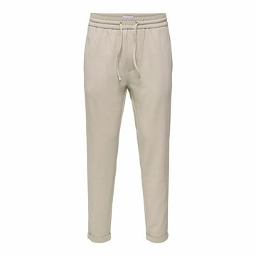 Pantalone di Tuta per Adulti Only & Sons Onslinus Crop Tap 0192 Beige Uomo