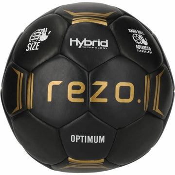 Pallone da Pallamano Optimum Nero Dorato (Taglia 2)