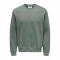 Felpa senza Cappuccio Uomo Only & Sons Onsdan Unshed Reg Crew Neck Verde scuro