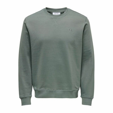 Felpa senza Cappuccio Uomo Only & Sons Onsdan Unshed Reg Crew Neck Verde scuro