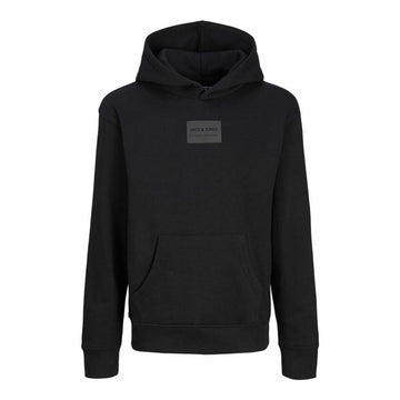 Felpa con Cappuccio Bambino Jack & Jones Jjhakkai Nero