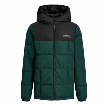 Giacca per bambini Jack & Jones Jjben Square Hood Jacket Jnr Oliva