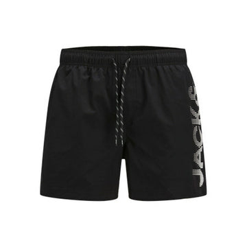Costume da Bagno Uomo Jack & Jones JPSTMAUI JJSWIM SPLICE LOGO AKM Nero
