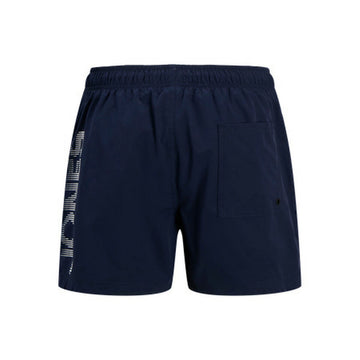 Men’s Bathing Costume Jack & Jones JPSTMAUI JJSWIM SPLICE LOGO AKM Navy Blue
