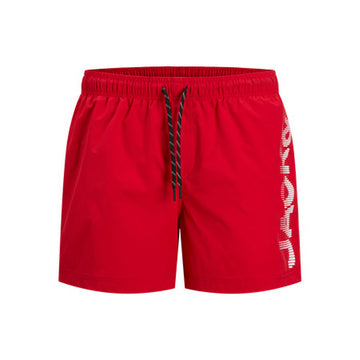 Costume da Bagno Uomo Jack & Jones JPSTMAUI JJSWIM SPLICE LOGO AKM Rosso