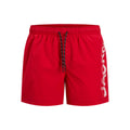 Men’s Bathing Costume Jack & Jones JPSTMAUI JJSWIM SPLICE LOGO AKM Red