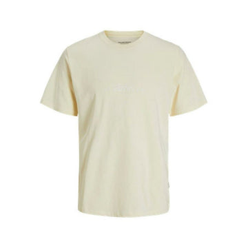 Maglia a Maniche Corte Uomo Jack & Jones JORVARENNA BRANDING TEE Bianco