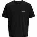 Men’s Short Sleeve T-Shirt Jack & Jones JORSPLIT BACK TEE 12272996 Black