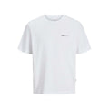 Men’s Short Sleeve T-Shirt Jack & Jones JORVARENNA PAINTED BACK TEE White