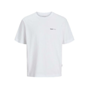 Men’s Short Sleeve T-Shirt Jack & Jones JORVARENNA PAINTED BACK TEE White