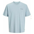 Men’s Short Sleeve T-Shirt Jack & Jones JCOPACER BACK PRINT TEE 12273297 Blue