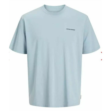 Men’s Short Sleeve T-Shirt Jack & Jones JCOPACER BACK PRINT TEE 12273297 Blue