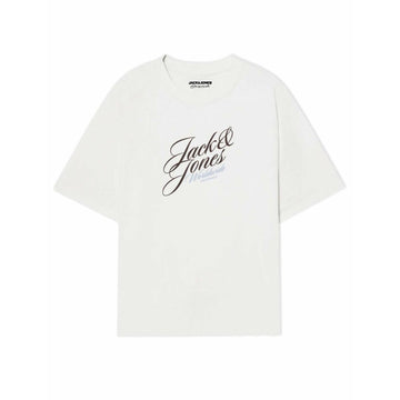 Maglia a Maniche Corte Uomo Jack & Jones JORINWOOD TEE SS CREW NECK FST 12284732 Bianco